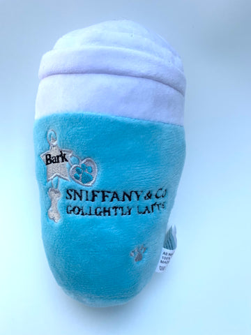 Latté BARKS SNIFFANY & Co GOLIGHTLY LATTE Jouets pour chiens en peluche squeaky/ Latte Bark SNIFFANY &Co GOLIGHTLY LATTE  Squeaky plush Toys for dogs