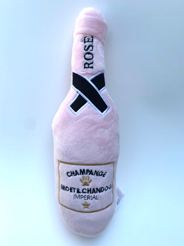 ROSE CHAMPAGNE MOËT & CHANDOG IMPERIAL jouets pour chiens en peluche squeaky/ ROSE CHAMPAGNE MOËT & CHANDOG  IMPERIAL  Squeaky Plush Toys for dogs