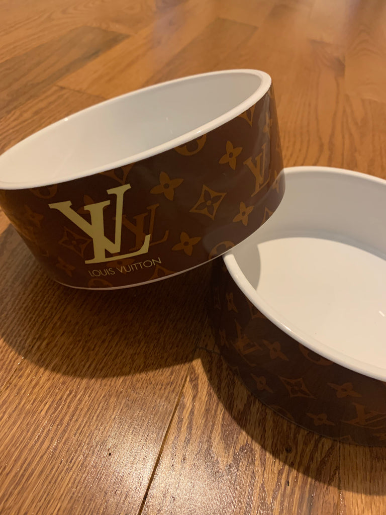 Sac chien porcelain basket Louis Vuitton Brown in Porcelain - 17163578