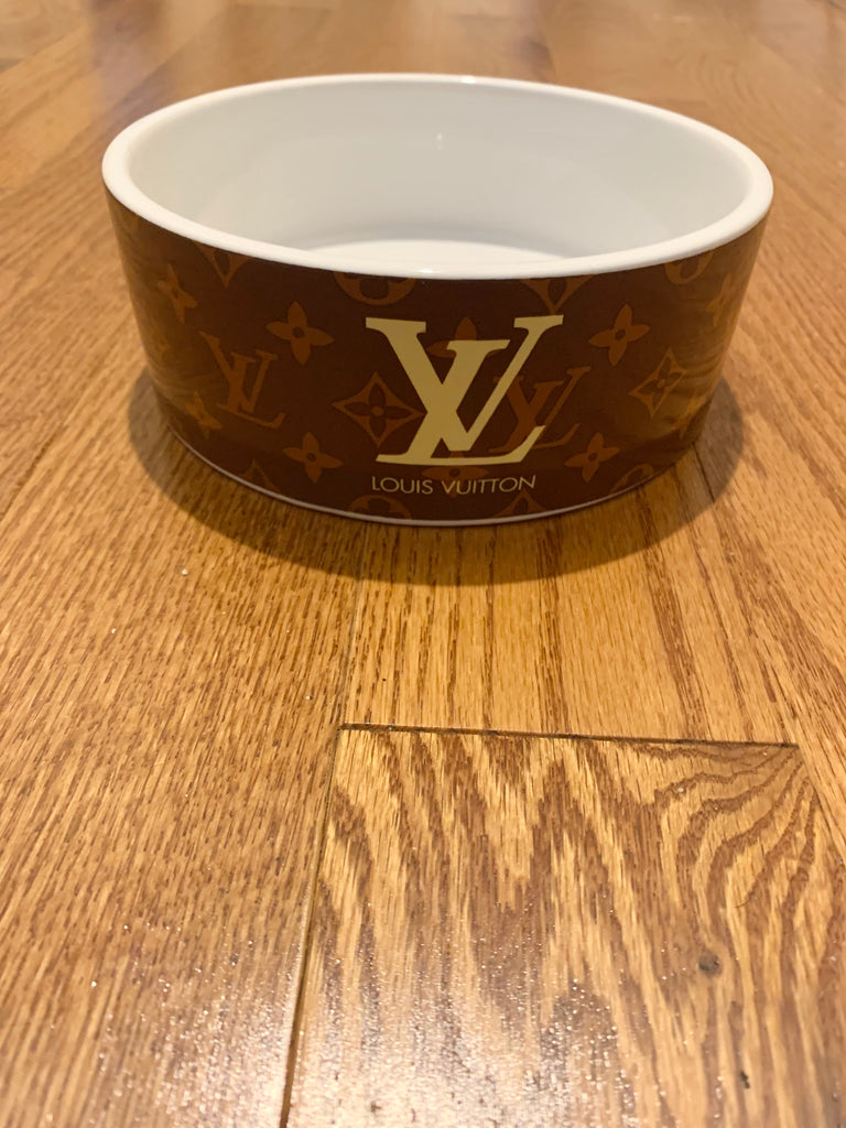 Sac chien porcelain basket Louis Vuitton Brown in Porcelain - 17163578