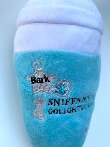 Latté BARKS SNIFFANY & Co GOLIGHTLY LATTE Jouets pour chiens en peluche squeaky/ Latte Bark SNIFFANY &Co GOLIGHTLY LATTE  Squeaky plush Toys for dogs