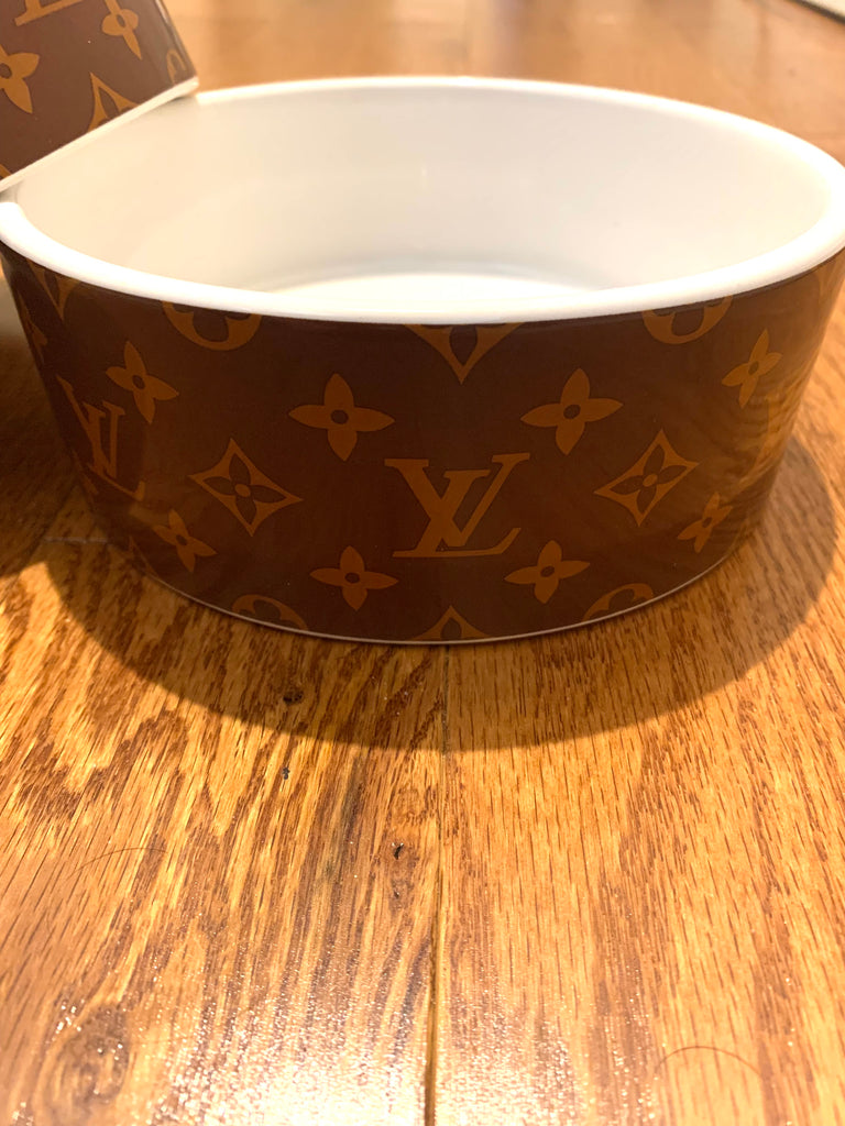 Sac chien porcelain basket Louis Vuitton Brown in Porcelain - 17163578